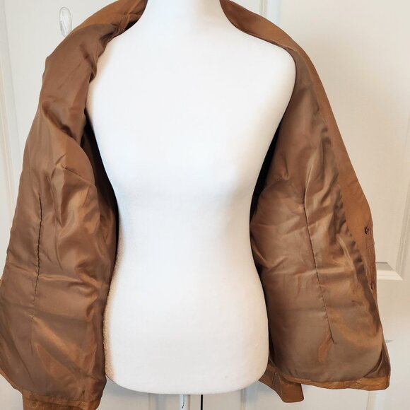 Vintage Bagatelle Leather Carmel Tan Jacket Ladies Size 12 - Picture 4 of 10